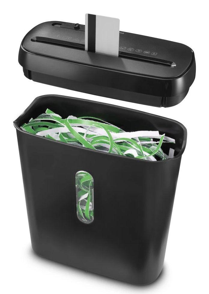 Destruidora de Papel HAMA Classic S61 (6 folhas - Corte em tiras - Preto), miniatura 5