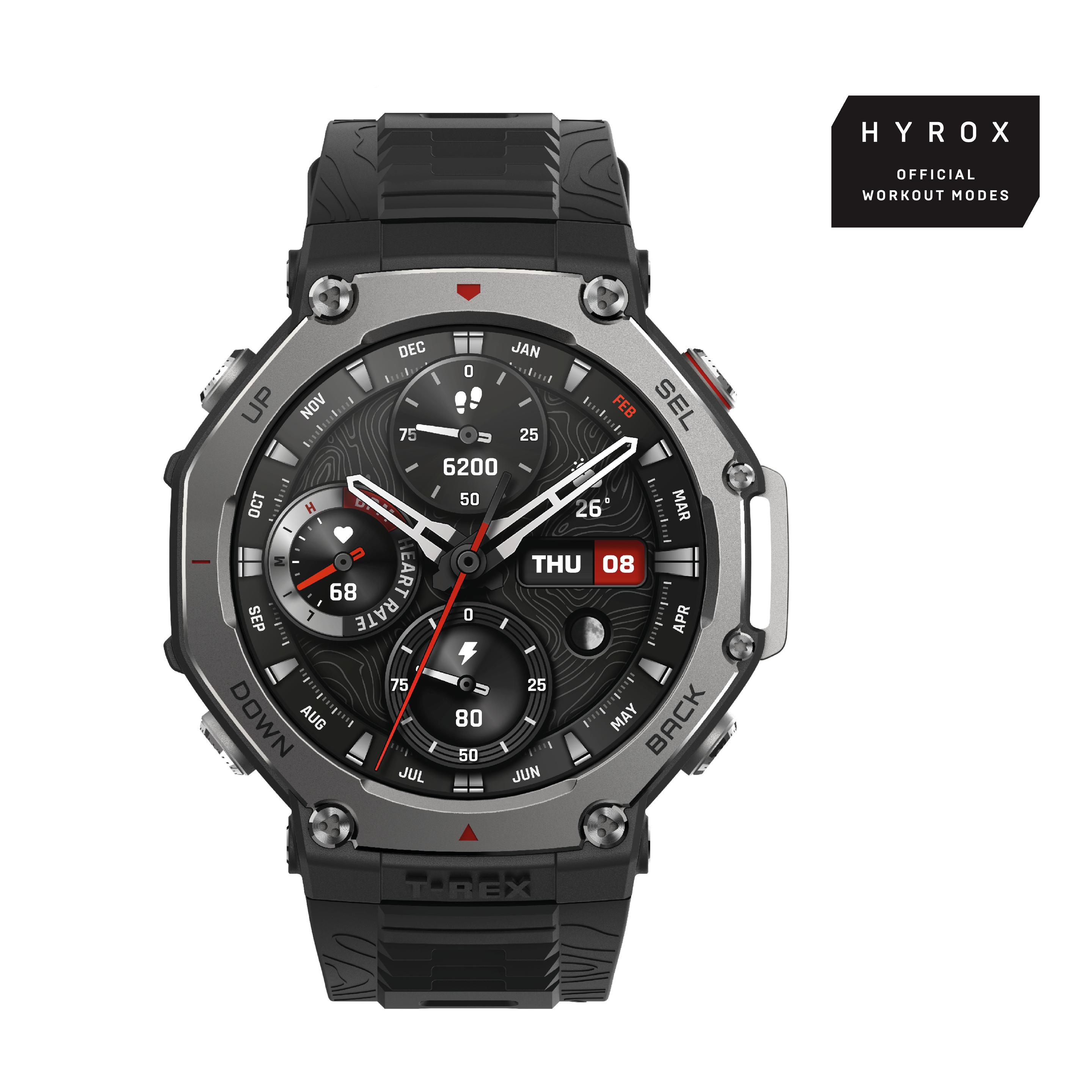 Relógio Inteligente AMAZFIT T-Rex 3 W2323GL1N (Redondo - Zepp OS - OLED - Preto Ónix)