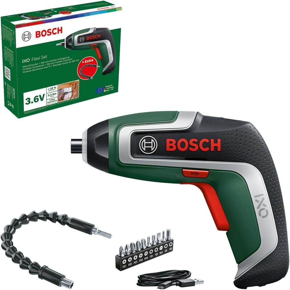 Aparafusadora BOSCH IXO 7 Flexi Set (3,6 V - Bateria - Ião-lítio - Preto/Verde), miniatura 3