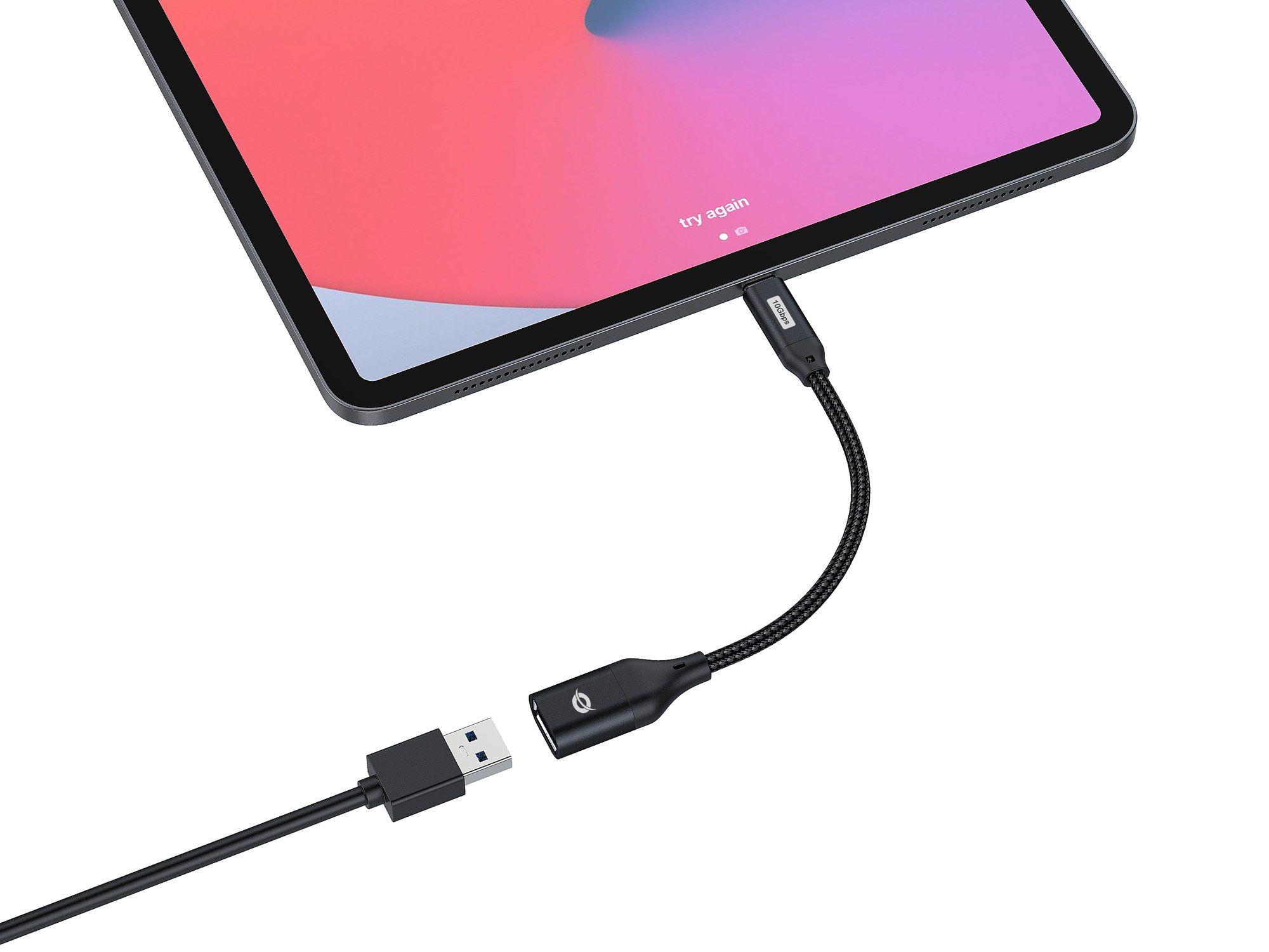 Adaptador USB-C para USB-A CONCEPTRONIC ABBY18B (20 cm - USB-A - USB-C - Preto), miniatura 5