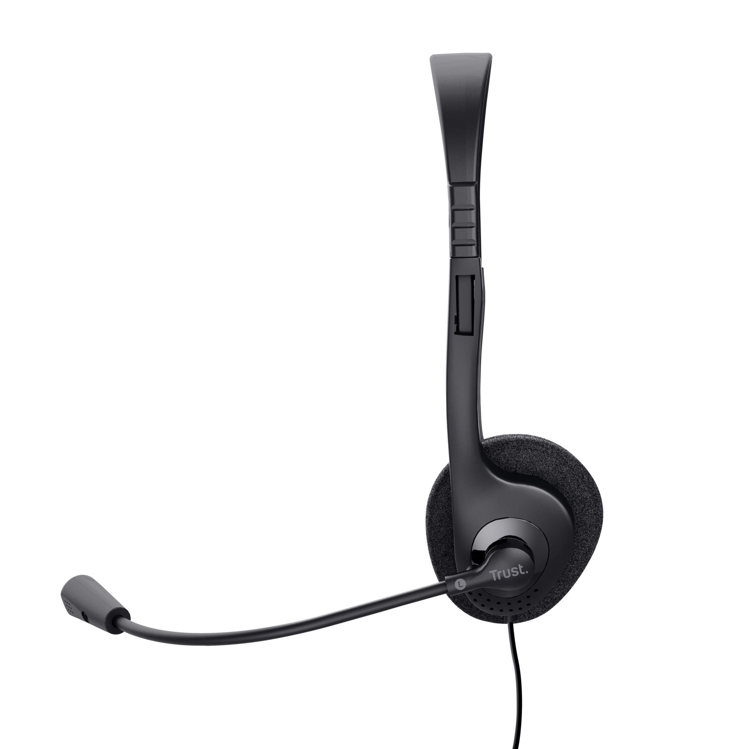 Headset TRUST Primo Chat (Binaural - Com fios - Supra-aural - Preto) — miniatura 5
