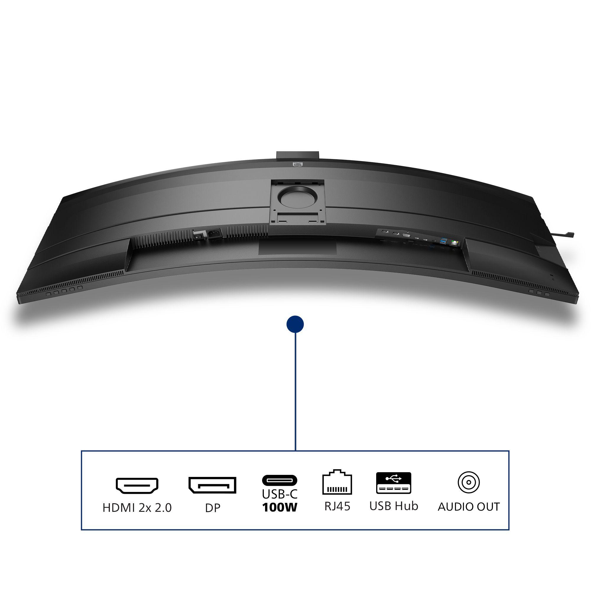Monitor PHILIPS 49B2U6903CH/00 (48,8" - VA - 100 Hz - Cinzento) — miniatura 4