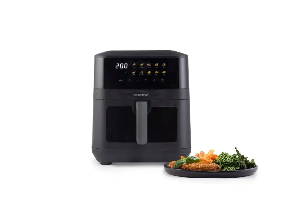 Fritadeira a Ar HISENSE HAF2100DCD (2100 W - 200 °C - 80 °C - Preto), miniatura 2