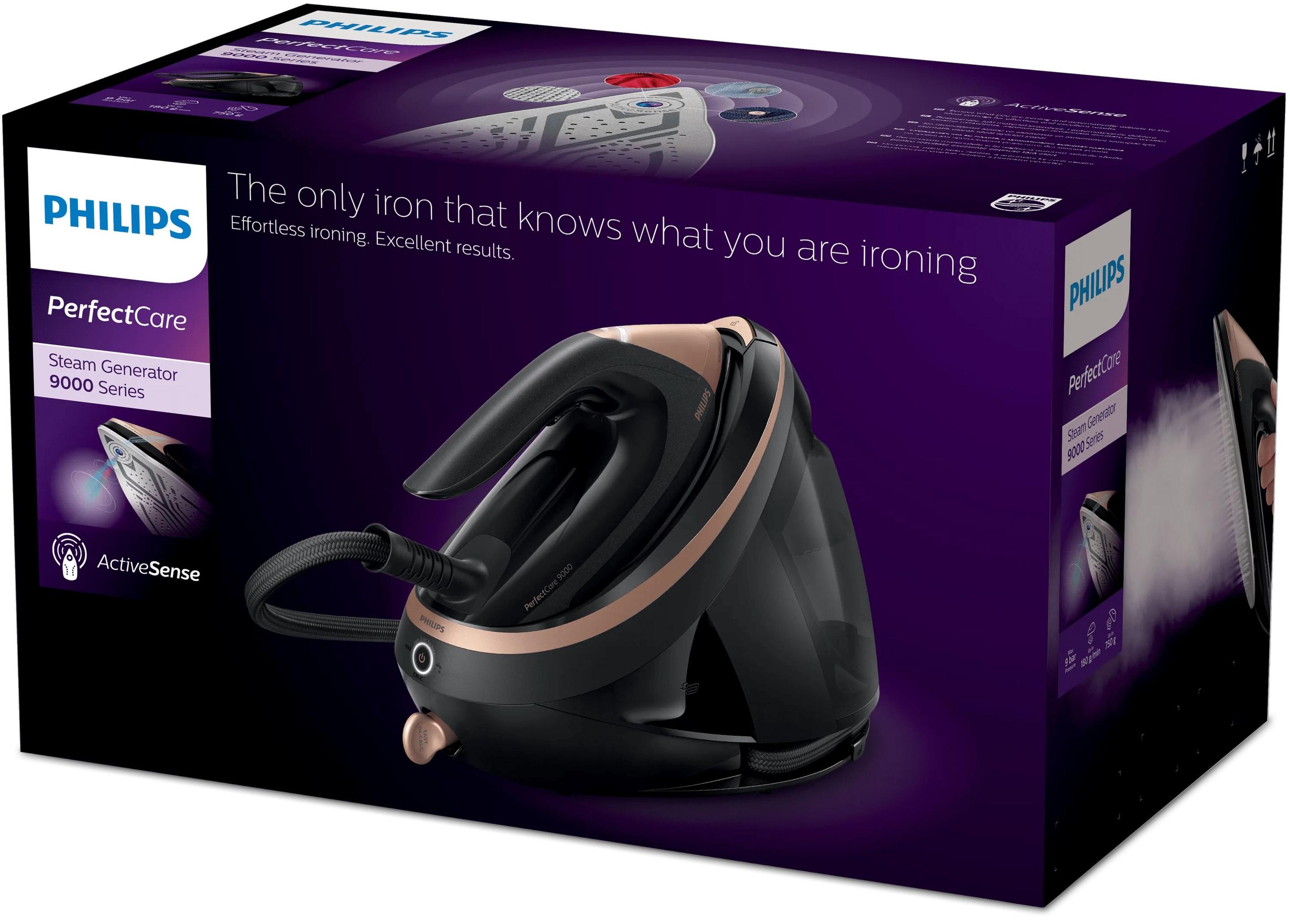 Centro de Engomar PHILIPS PSG9040/80 (3100 W - 1,8 l - 9 bar - Preto) — miniatura 3