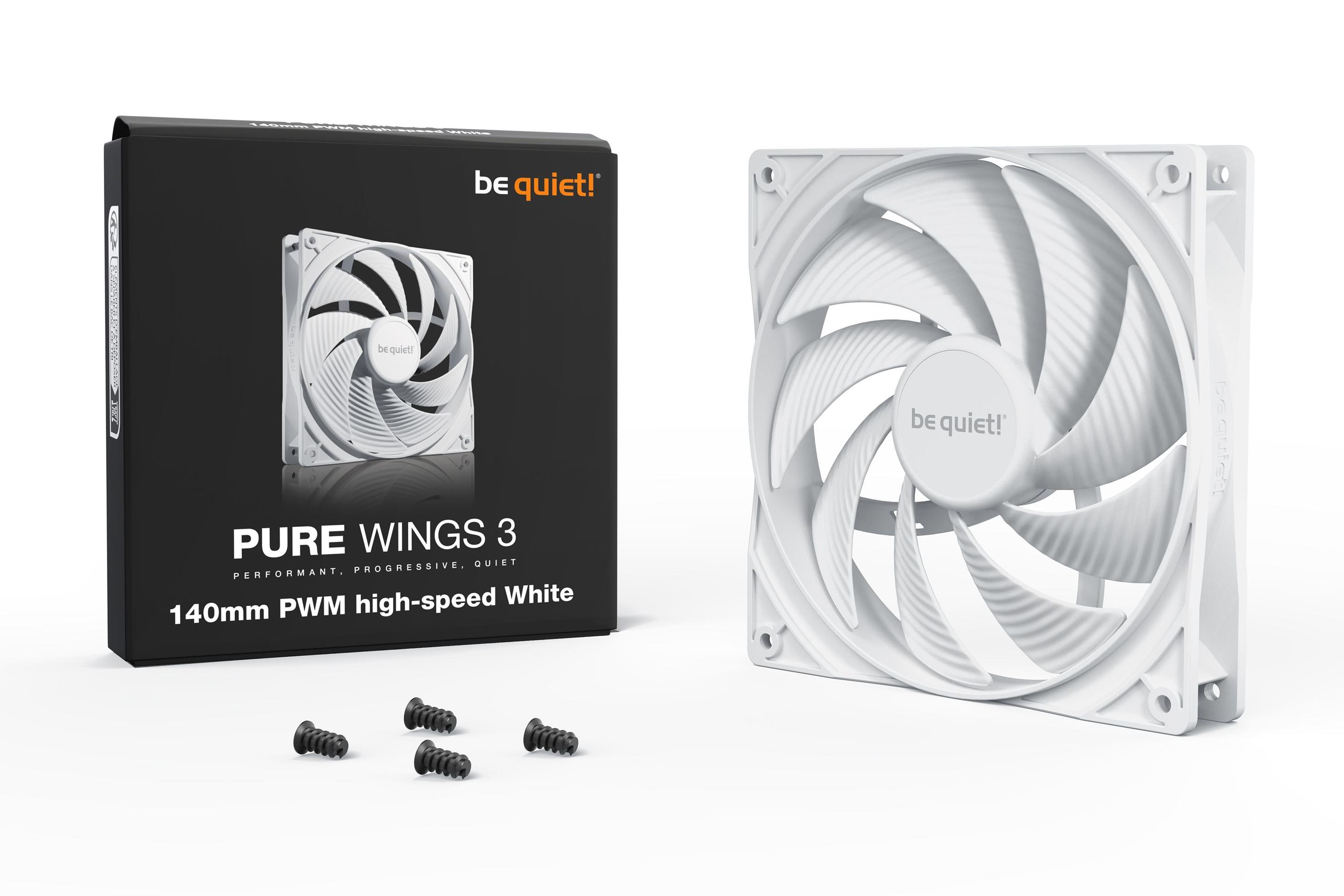 Ventoinha para Caixa de PC BE QUIET! Pure Wings 3 BL113 (Branco) — miniatura 3