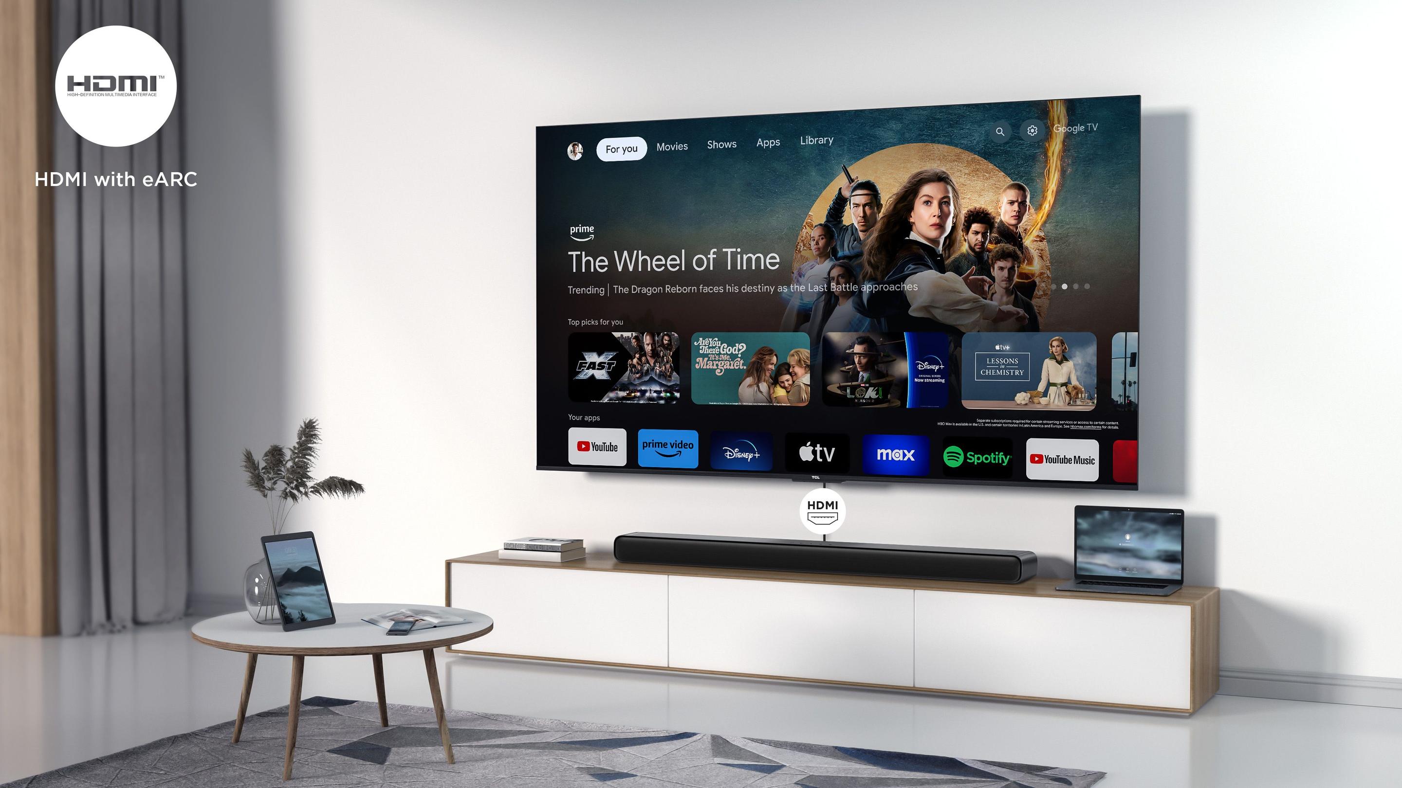 Barra de Som TCL S45HE (38 W - Com fios e sem fios - Titânio) — miniatura 2