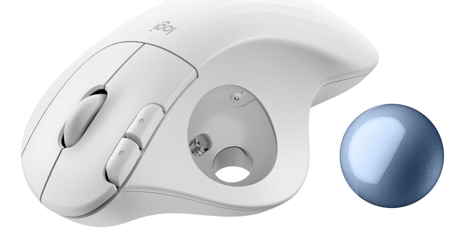 Rato LOGITECH ERGO M575S (Mão direita - 2000 DPI - Trackball - Azul e Branco) — miniatura 5