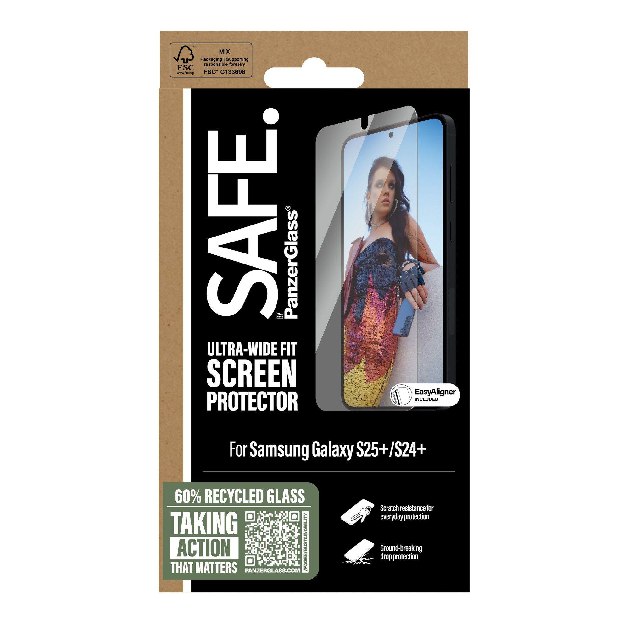 Película de Vidro Temperado PANZERGLASS SAFE. by (Samsung Galaxy S25+ / S24+ - 6,7" - Transparente) — miniatura 3