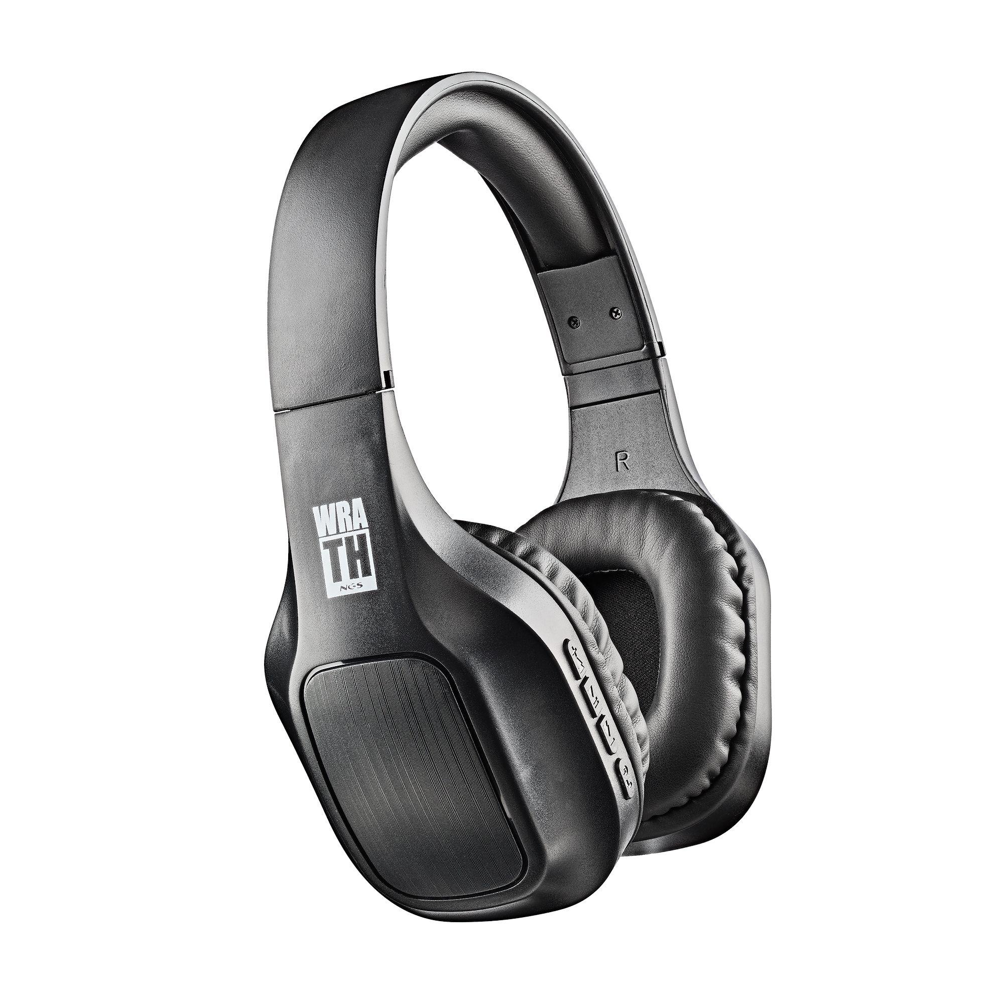 Auscultadores NGS Artica Wrath (Binaural - Com fios e sem fios - Circum-aural - Preto)