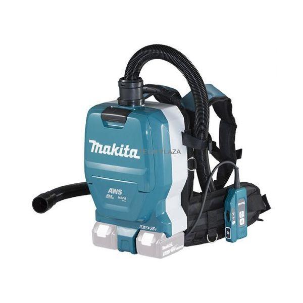 Aspirador de Mochila MAKITA DVC265ZXU (90 W - Até 75 min com bateria BL1860 - 2 l - Verde)
