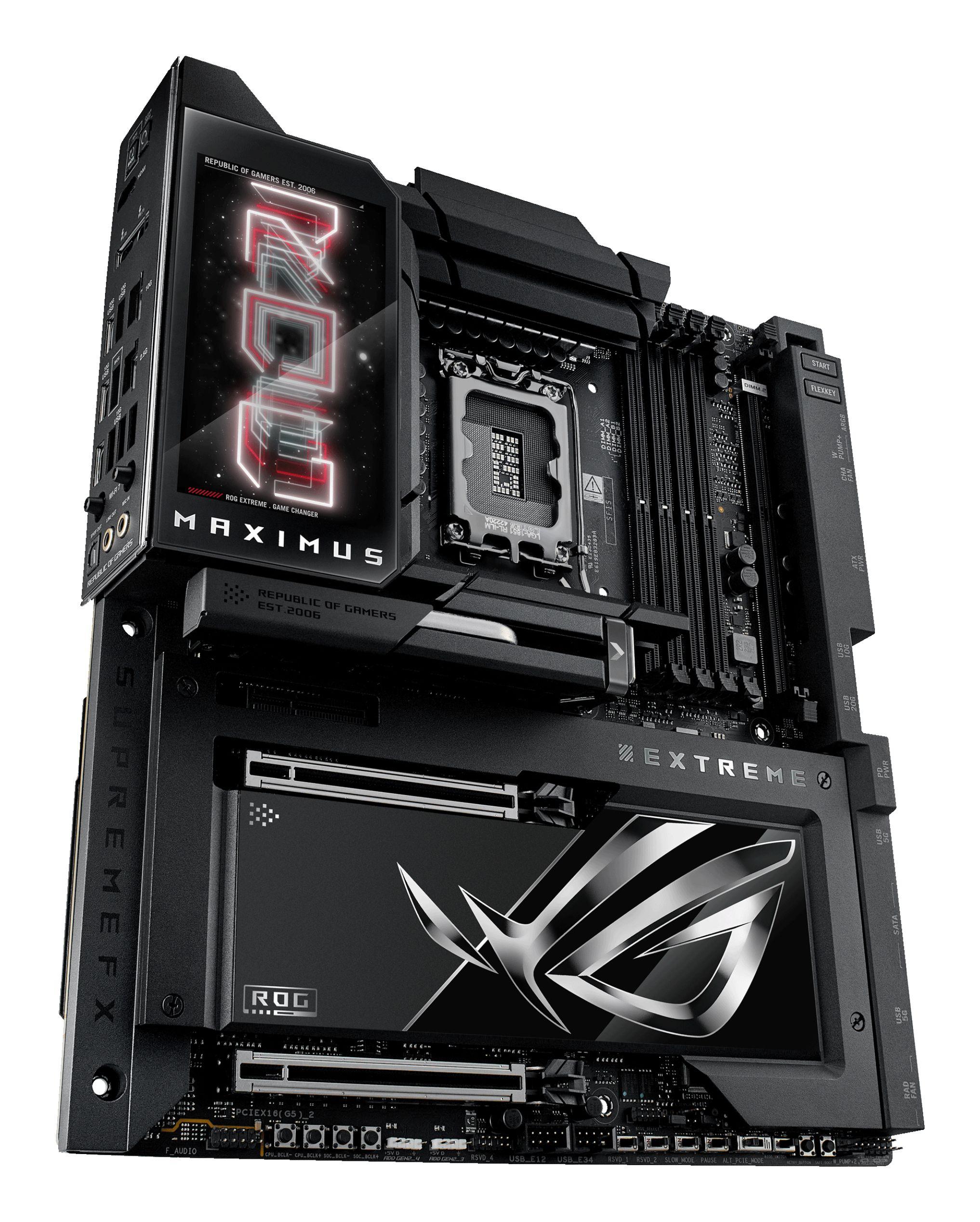 Motherboard ASUS ROG MAXIMUS Z890 EXTREME (LGA 1851 (Socket V1) - Intel Core Ultra - EATX - Preto), miniatura 7