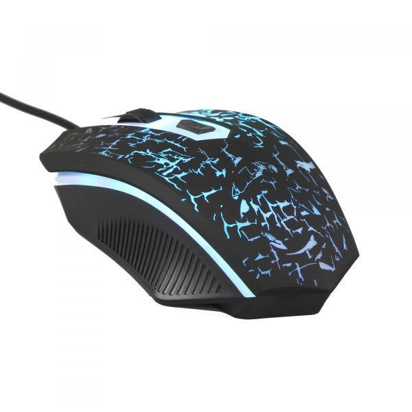 Conjunto Gaming TERRATEC Ultron HAWK 4in1 (Alemão - Tamanho completo - Com fios - Preto, Vermelho e Branco), miniatura 3