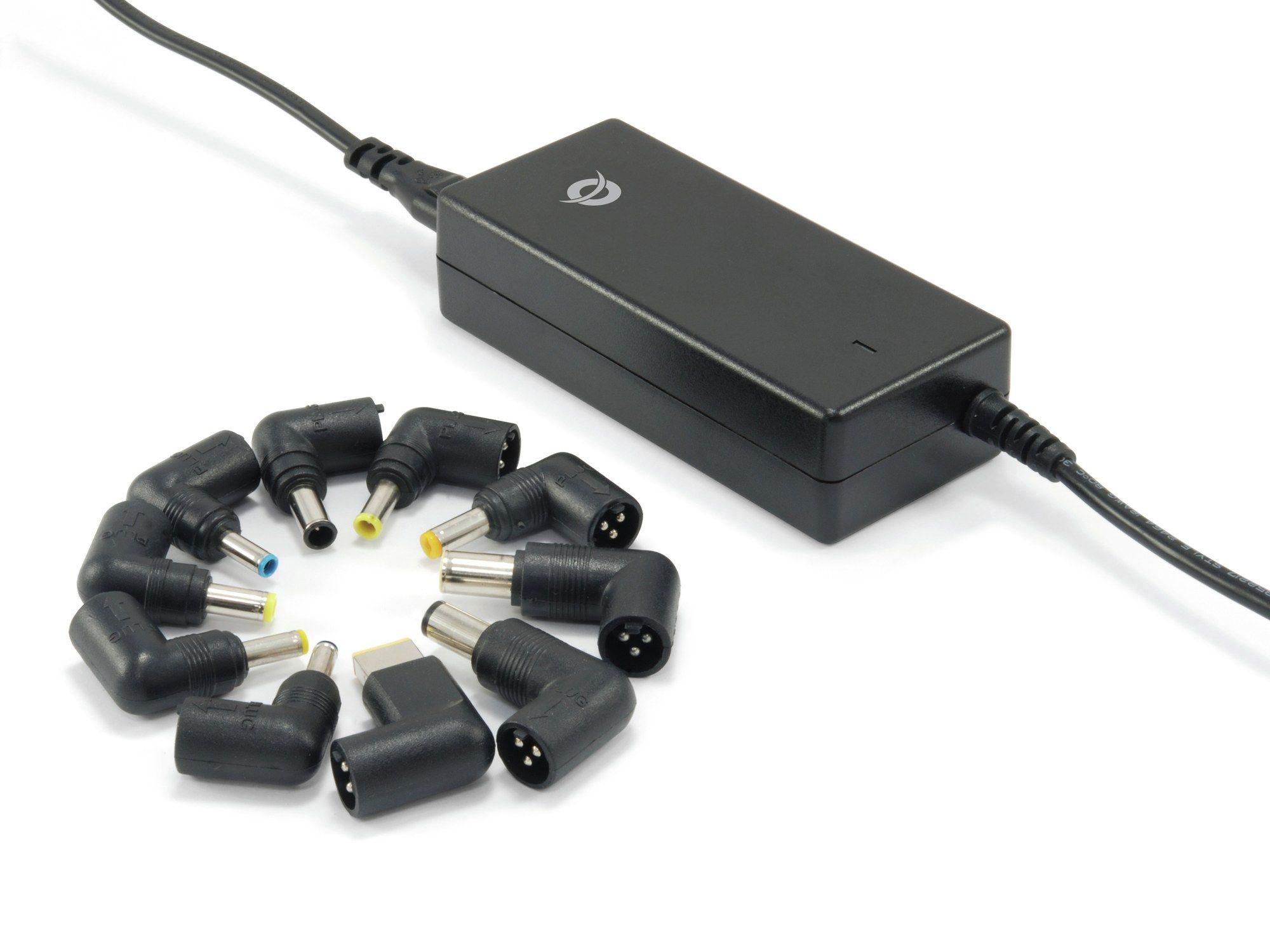Carregador de Portátil CONCEPTRONIC CNB65 (Qualquer marca - AC-DC - Preto)