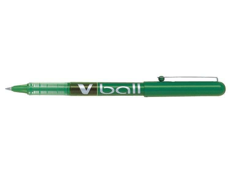Caneta de Tinta Líquida PILOT V-Ball 07 (Verde)