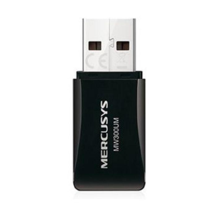 Adaptador USB Wi-Fi MERCUSYS MW300UM (Wi-Fi 4 - 300 Mbit/s - Single-band - Preto), miniatura 4