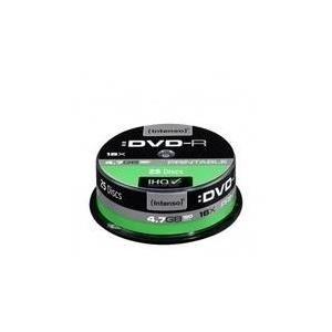 Discos DVD-R INTENSO 4801154 (4,7 GB - 16x - 25 unidades - Imprimíveis)