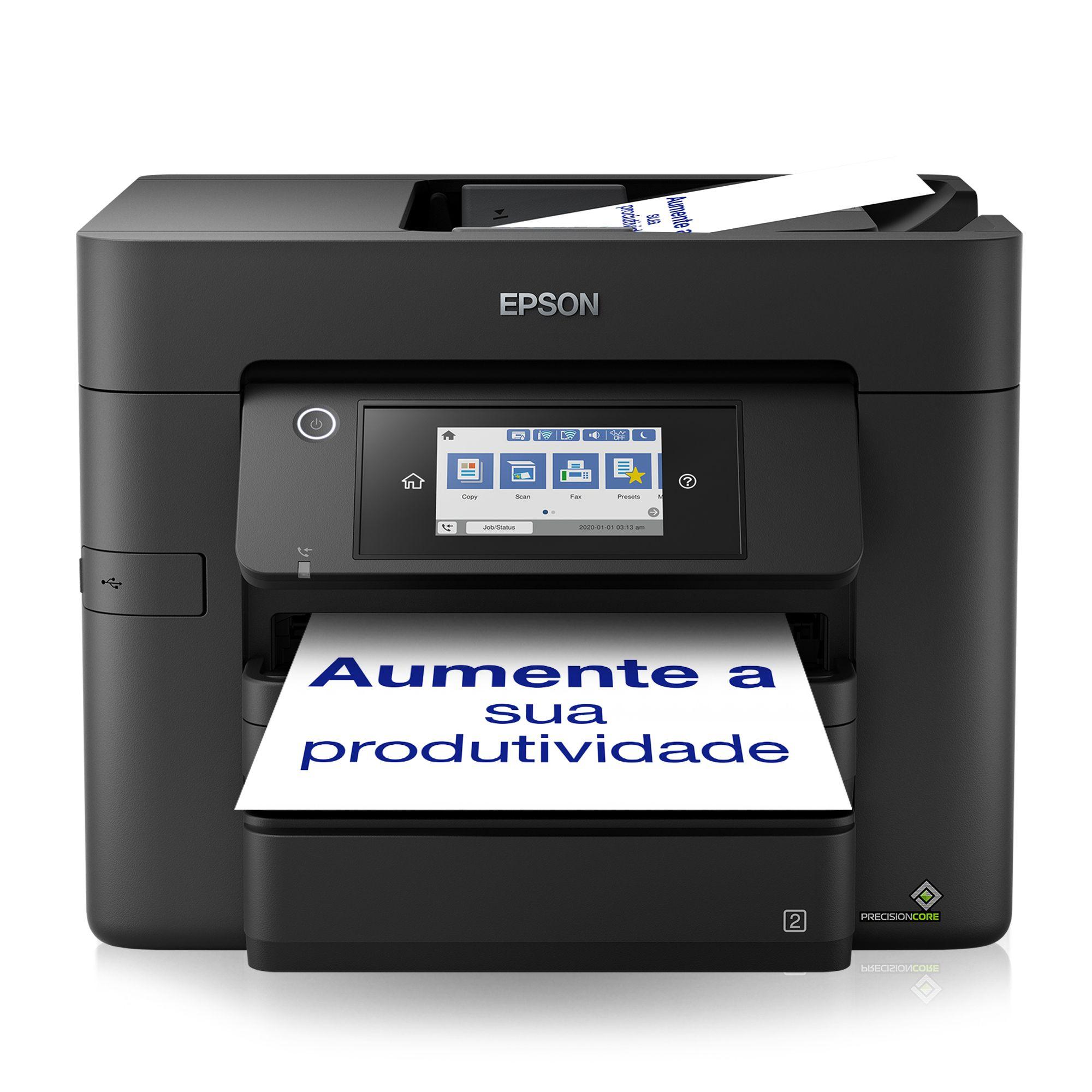 Impressora Multifunções EPSON WorkForce Pro WF-4830DTWF (A4 - Impressão a cores - 500 folhas - Preto) — miniatura 2