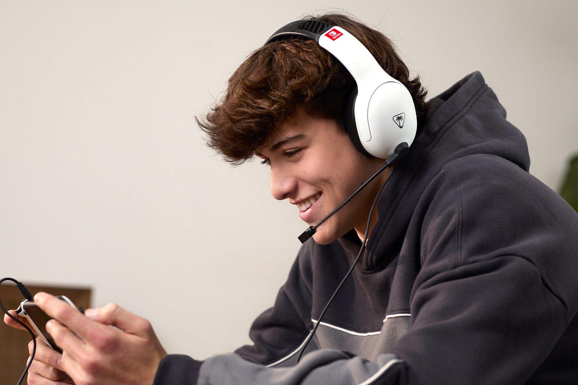 Headset Gaming TURTLE BEACH Airlite Fit (Binaural - Com fios - Circum-aural - Preto e Branco), miniatura 8