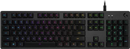 Teclado LOGITECH G512 (Suíço - Logitech GX Brown - Tamanho completo - Carbono)
