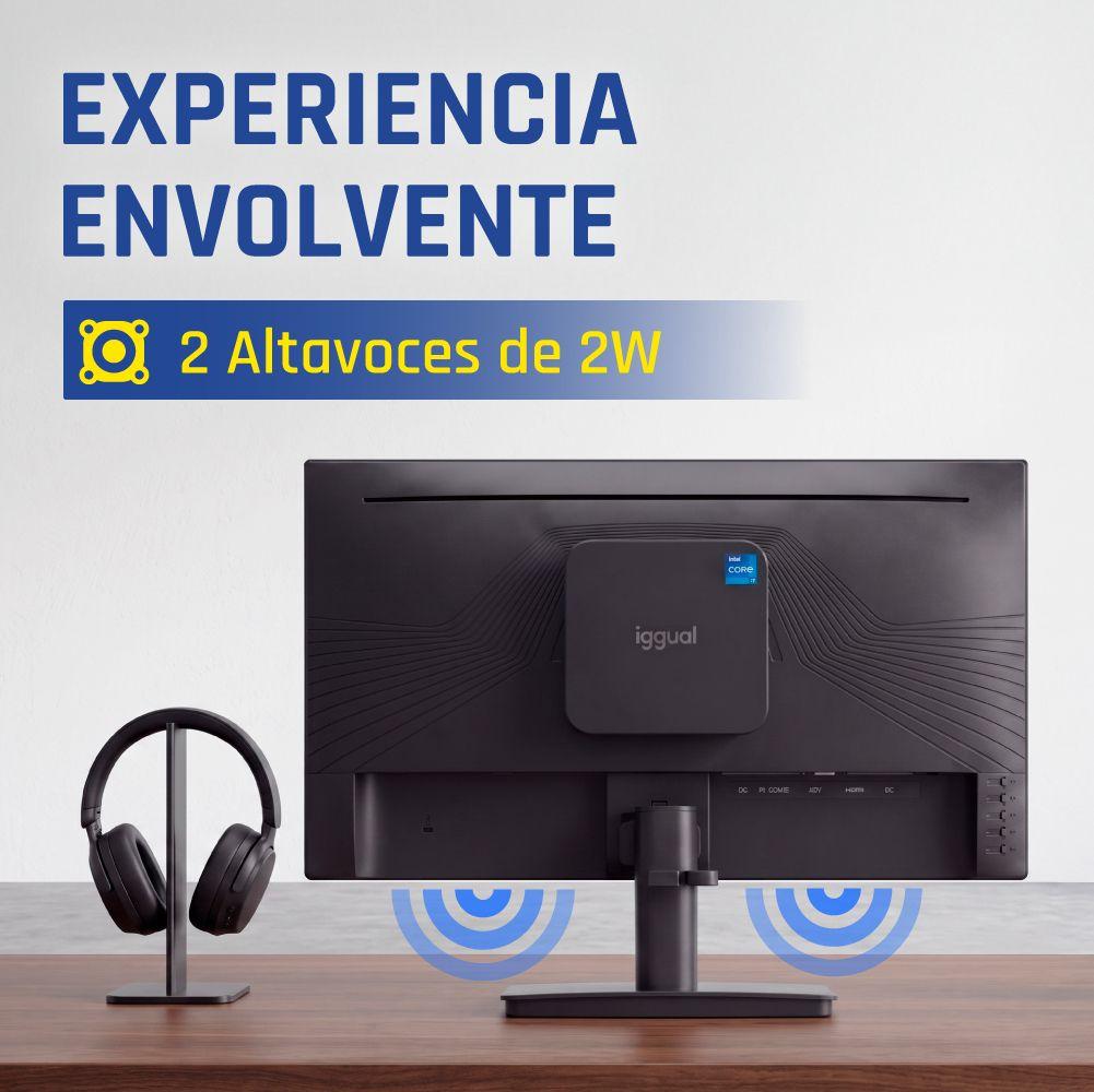 Monitor IGGUAL ML24SPC (23,8" - IPS - 120 Hz - Preto) — miniatura 7