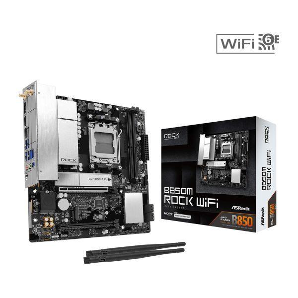 Motherboard ASROCK B850M Rock WiFi (AM5 - Micro-ATX - Duplo canal), miniatura 2