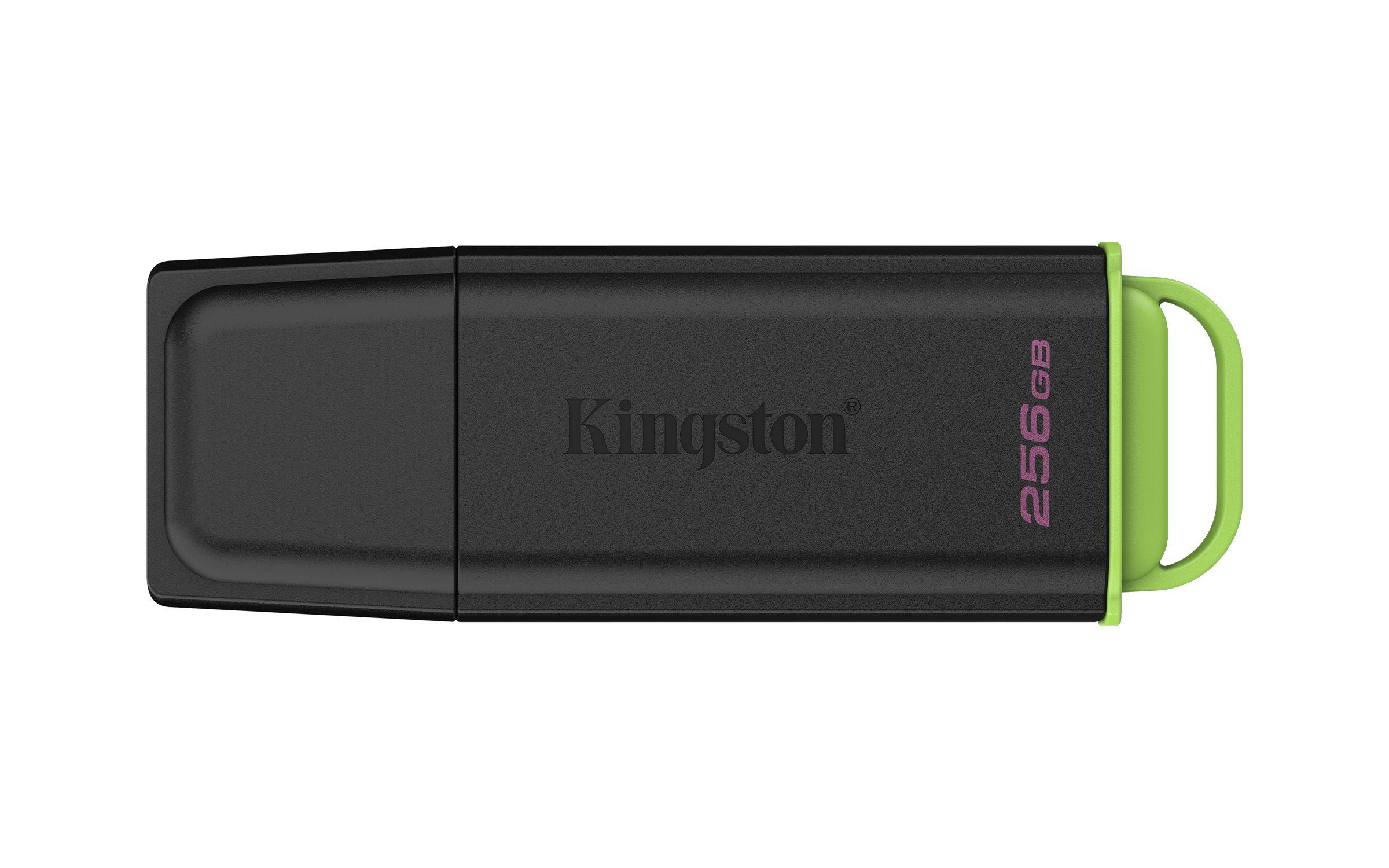 Pen USB KINGSTON DataTraveler Exodia DTXG2 (256 GB - Tampa - USB Type-A - Preto e Verde)