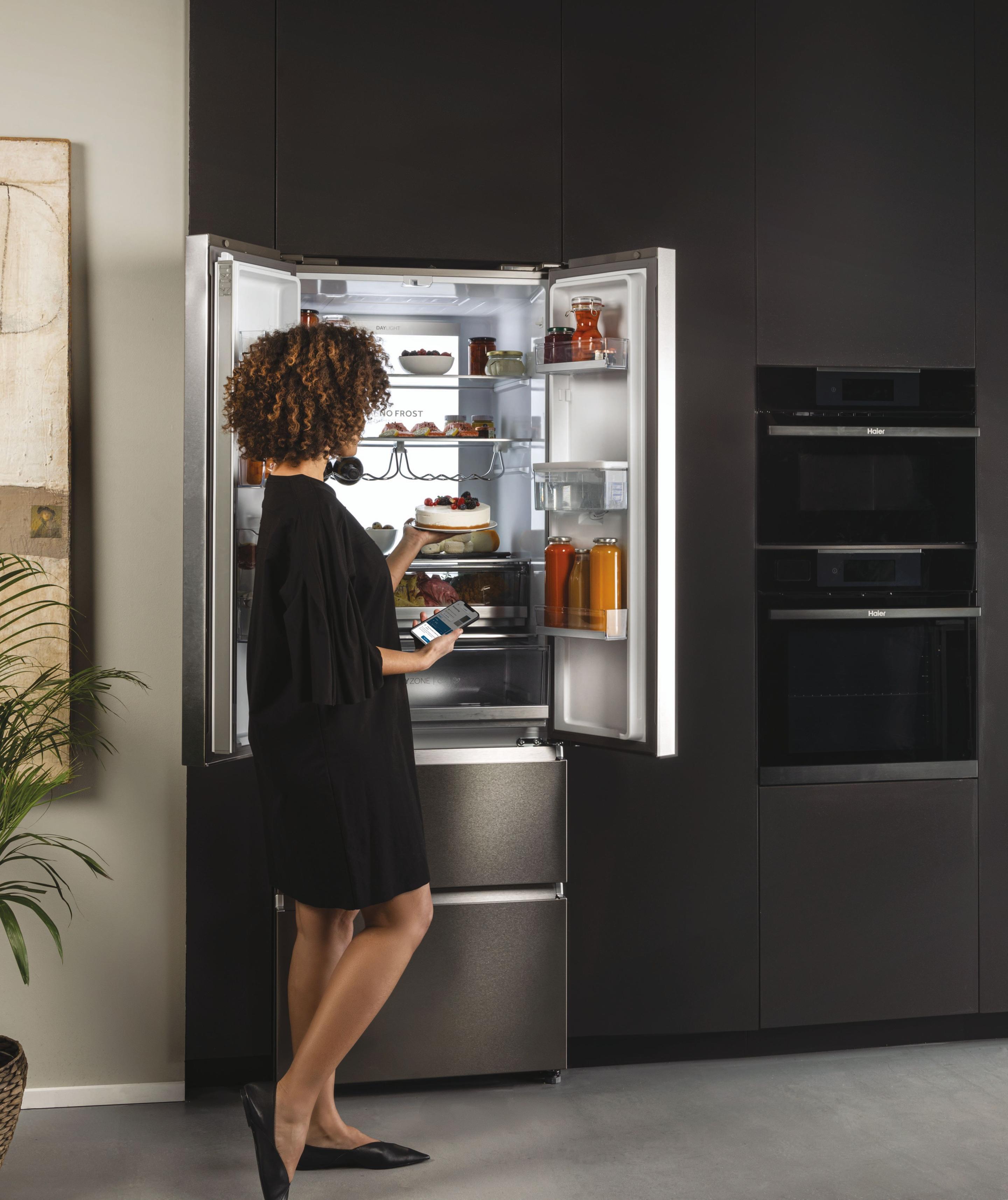 Frigorífico Americano Multiportas Independente HAIER HFW7720EWMP (477 L - 200,6x70x67,5 cm - 70 cm - Cinzento) — miniatura 13