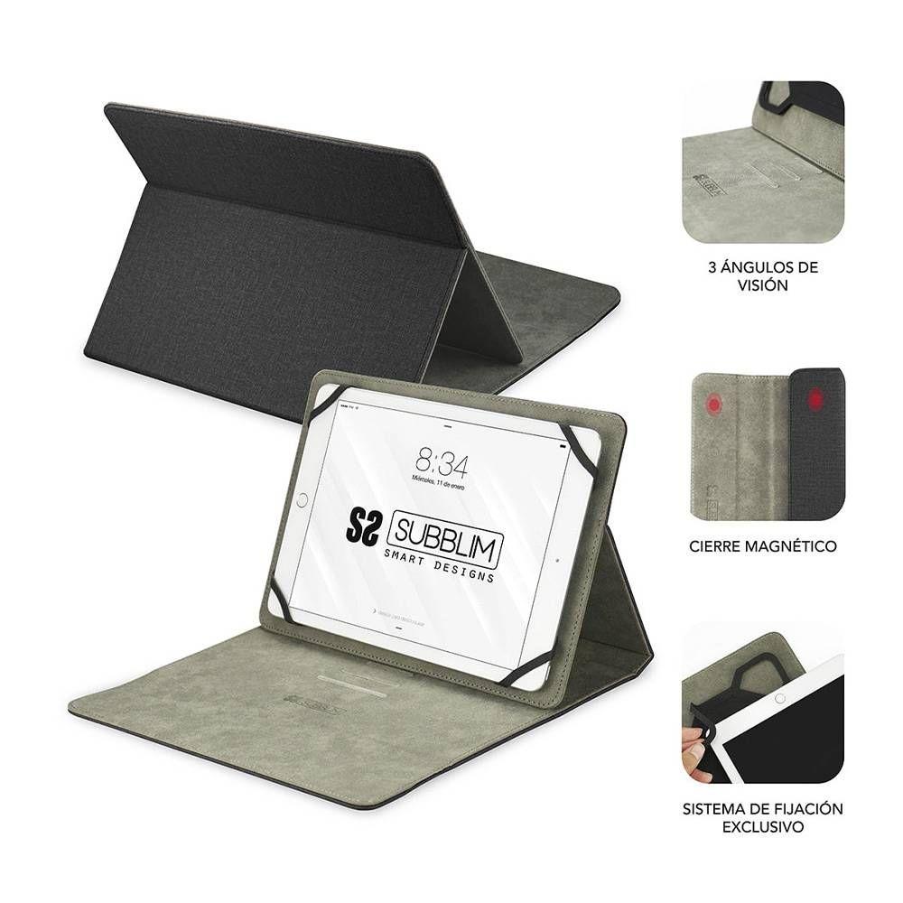 Capa SUBBLIM Clever Stand SUB-CUT-1CT001 (Qualquer marca - Poliuretano - Preto) — miniatura 4