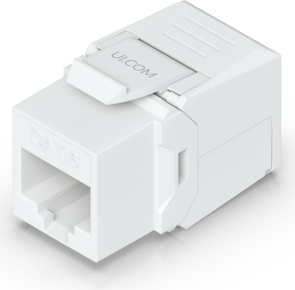 Conector Keystone RJ45 UBIQUITI UACC-KEYSTONE-JACK-C6 (Cat6 - 12 unidades)