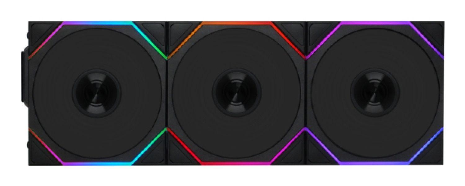 Ventoinha LIAN LI UNI FAN TL120 Wireless (Poliéster termoplástico - 5,8 W - Preto)