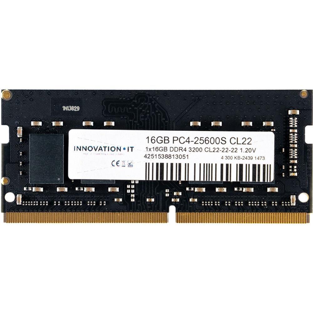 Memória RAM INNOVATION IT 16GB DDR4 3200MHz SODIMM (3200 MHz - 16 GB - SO-DIMM)