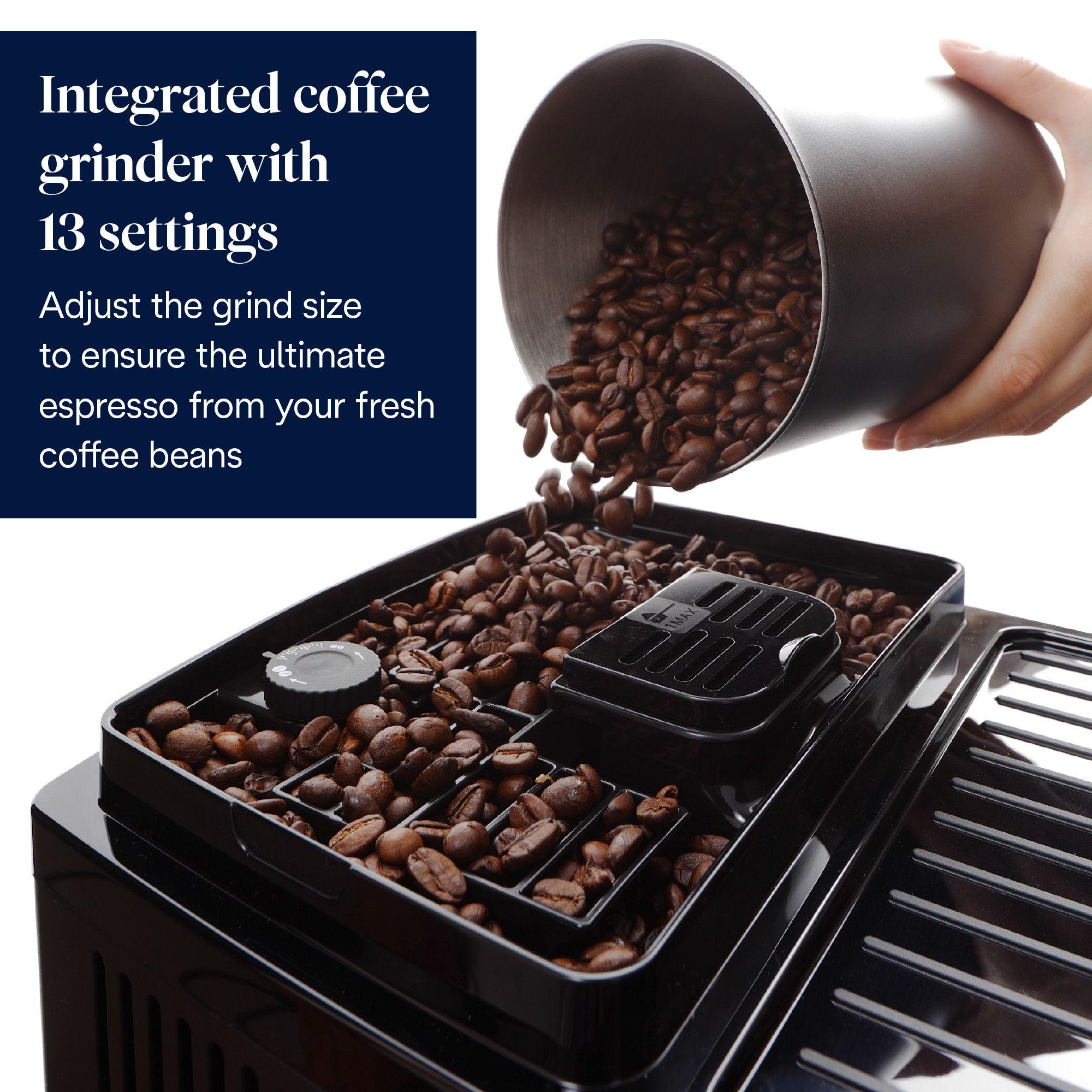 Máquina de Café Expresso Automática DELONGHI ECAM 220.60.B Magnifica Start (Grãos de café, café moído - 1450 W - 15 bar - Preto), miniatura 3