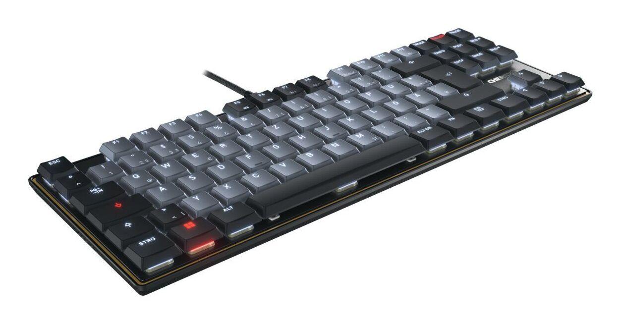 Teclado CHERRY KC 500 MX LP TKL (Alemão - Interruptor de chave mecânico - USB - Preto e Cinzento) — miniatura 4