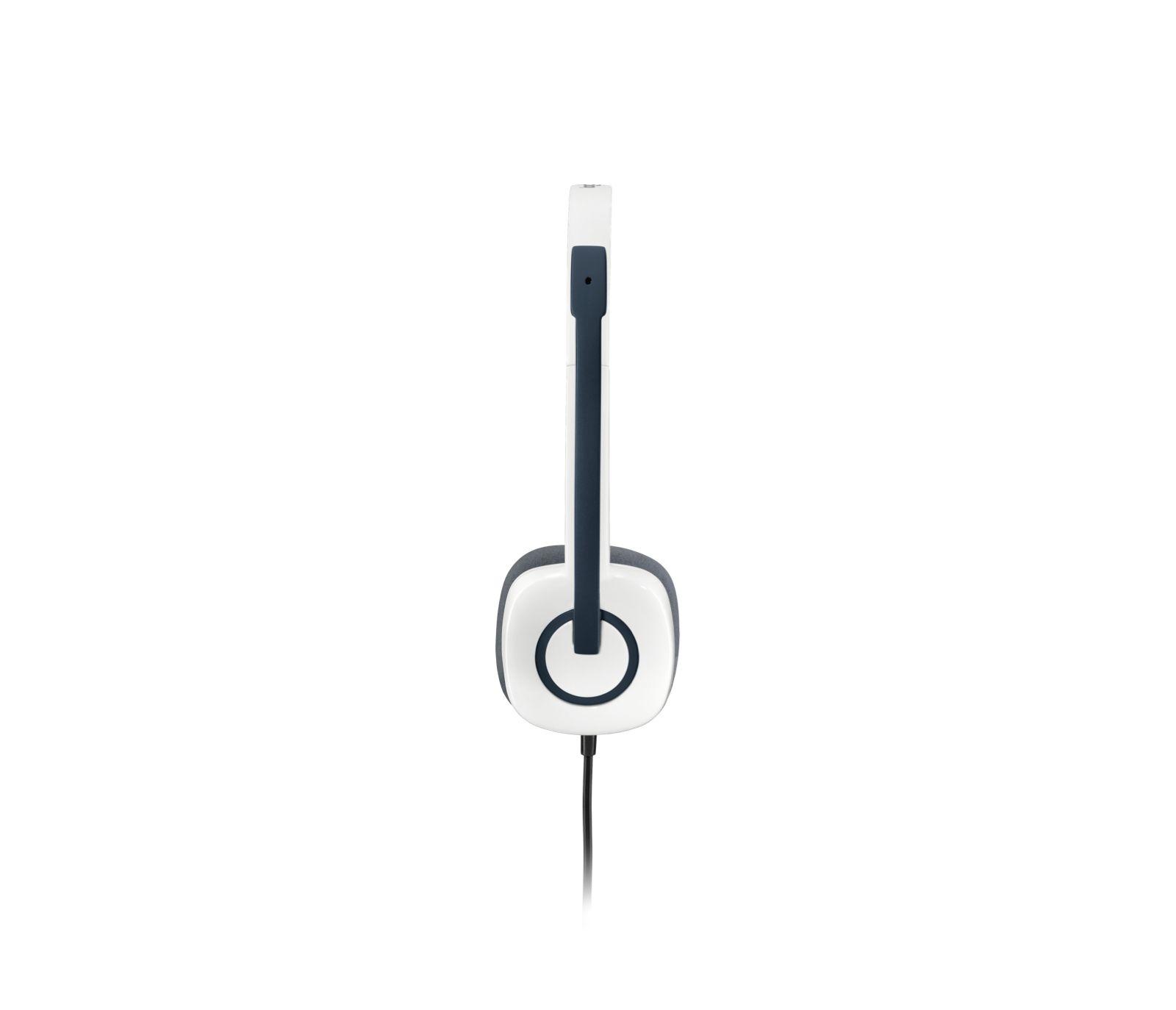 Headset LOGITECH H150 (Binaural - Com fios - Supra-aural - Branco), miniatura 3