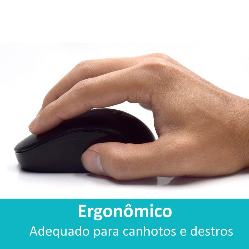 Conjunto Teclado e Rato EWENT EW3258 (Português - Tamanho completo - USB Type-A - Preto), miniatura 6