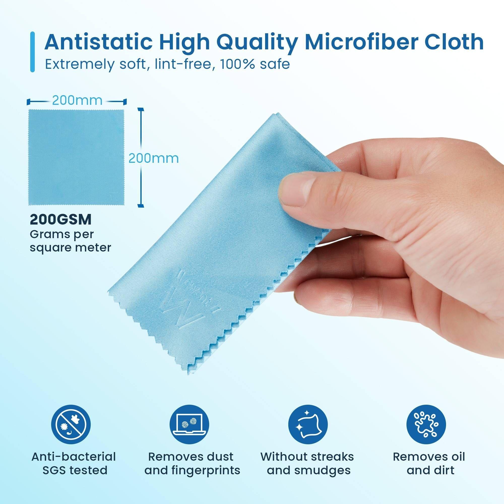 Kit de Limpeza de Ecrãs EWENT EW5668 (Ecrãs/Plásticos, Universal - Azul e Branco) — miniatura 2