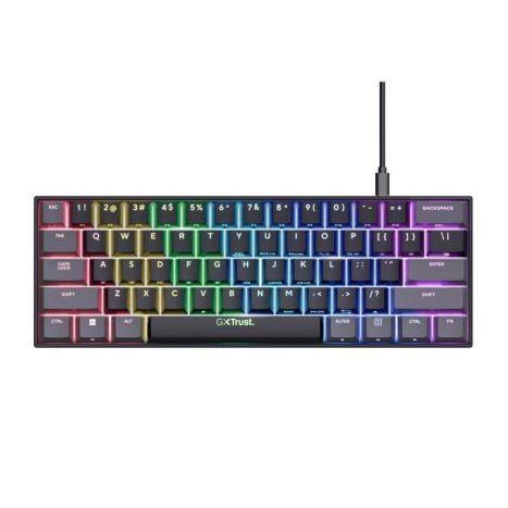 Teclado TRUST GXT 867 Acira (ES - Outemu Red lineares - 60% - Preto) — miniatura 2