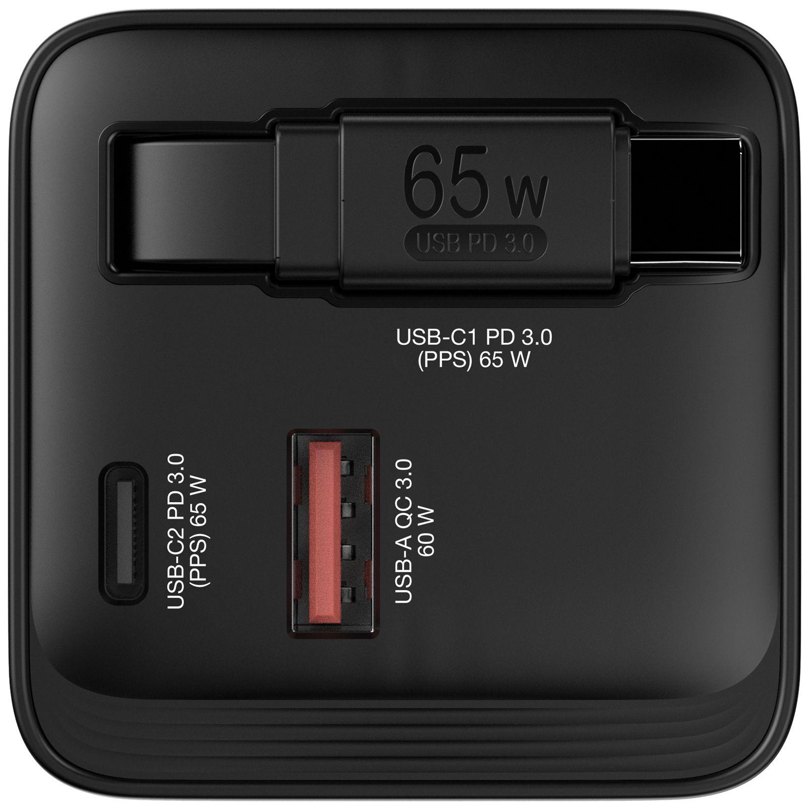 Carregador Universal de Parede VERBATIM 32217 (65 W - Até 65 W - Preto), miniatura 2