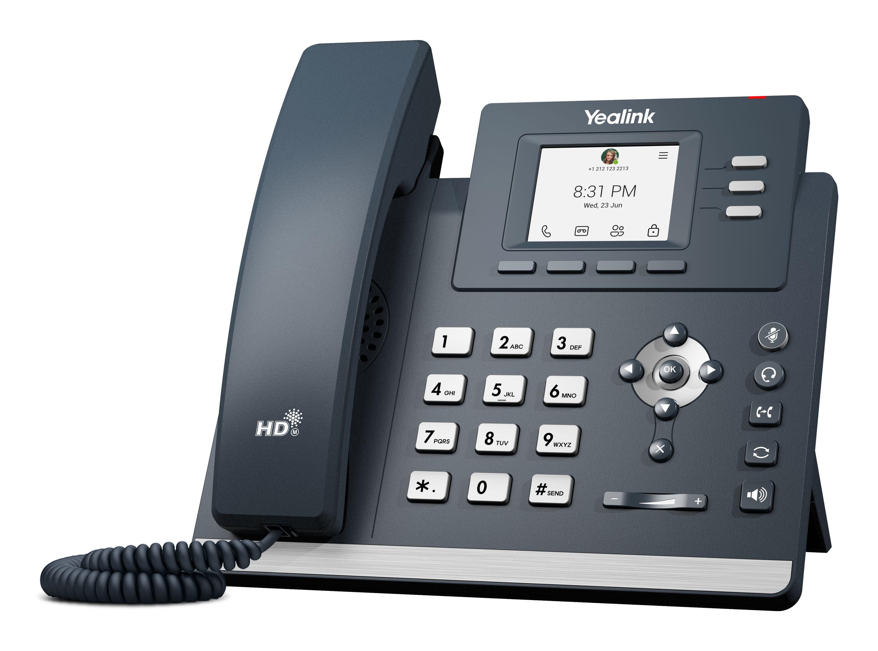 Telefone IP YEALINK MP52 E2 Teams (Ecrã LCD 2,4″ - PoE - Cinzento) — miniatura 2