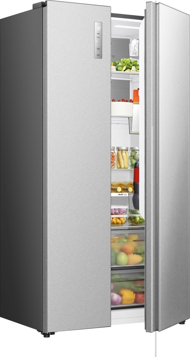 Frigorífico Americano Independente HISENSE RS3P538NAIE (527 L - 178,6x91,1x60 cm - Inox Cinzento), miniatura 2