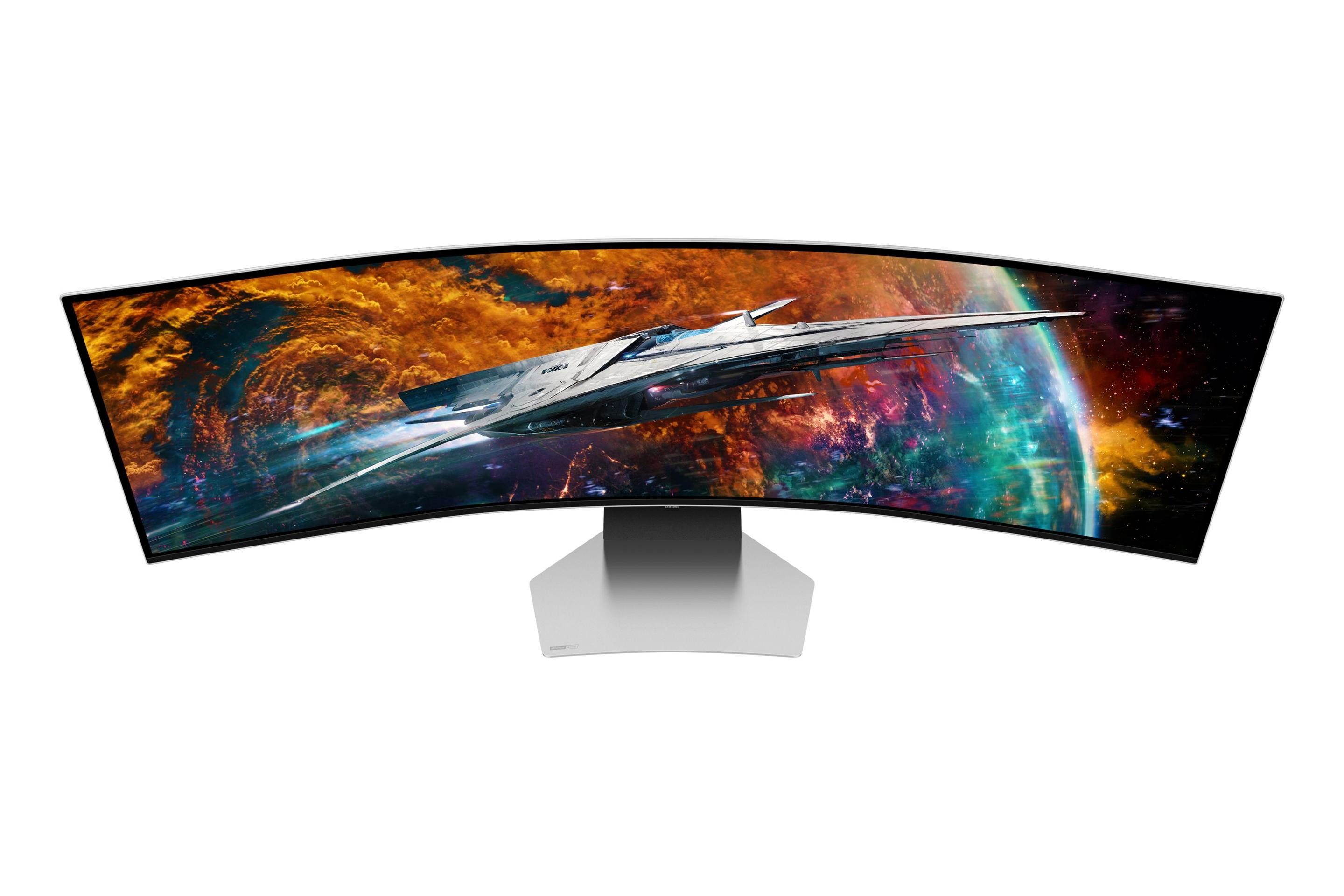 Monitor SAMSUNG Odyssey OLED G9 G95SC (49" - OLED - 240 Hz - Prateado) — miniatura 9