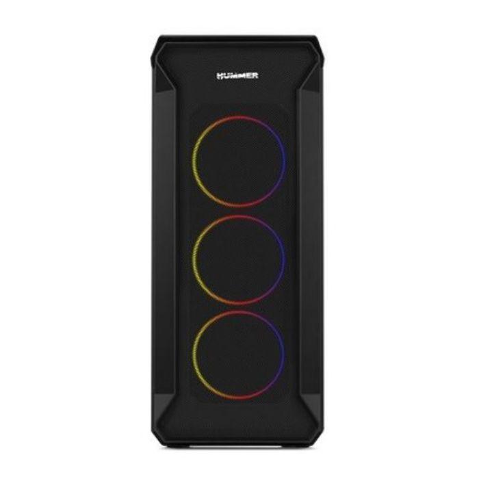 Caixa PC NOX Hummer Quantum (ATX, ITX, micro ATX - Mini Tower - ATX, ITX, Micro-ATX - Preto) — miniatura 2