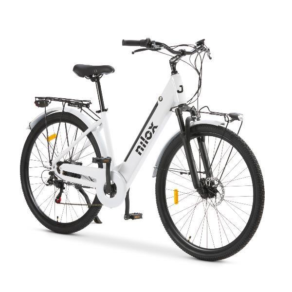 Bicicleta Elétrica NILOX NXEBJ7WH (250 W - 28" - Branco) — miniatura 4