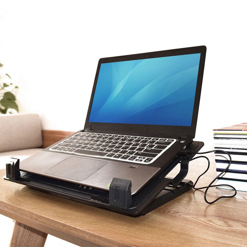 Base de Refrigeração EWENT EW1258 (até 17" - 2 USB - Preto) — miniatura 4