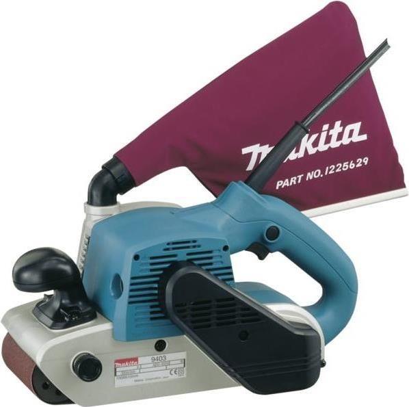 Lixadora de Cinta MAKITA 9403J (Azul/Prateado), imagem 1