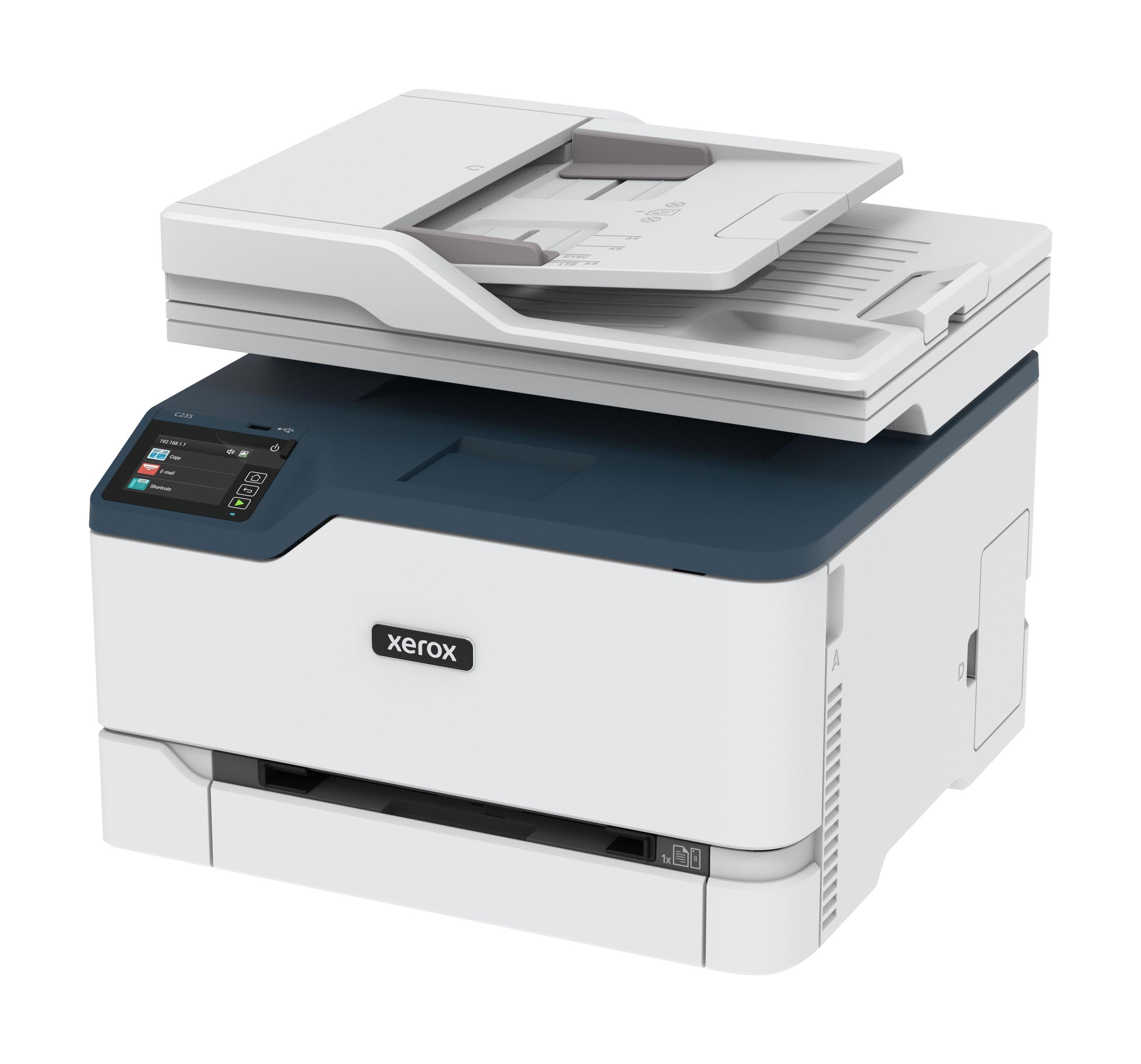 Impressora Multifunções Laser a Cores XEROX C235V_DNI (A4 - Impressão a cores - 251 folhas - Branco e Azul) — miniatura 3