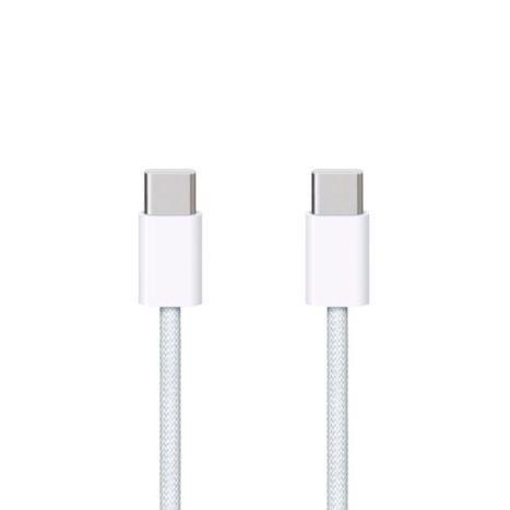 Cabo USB-C APPLE MQKJ3ZM/A (1 metro - USB-C - Branco)