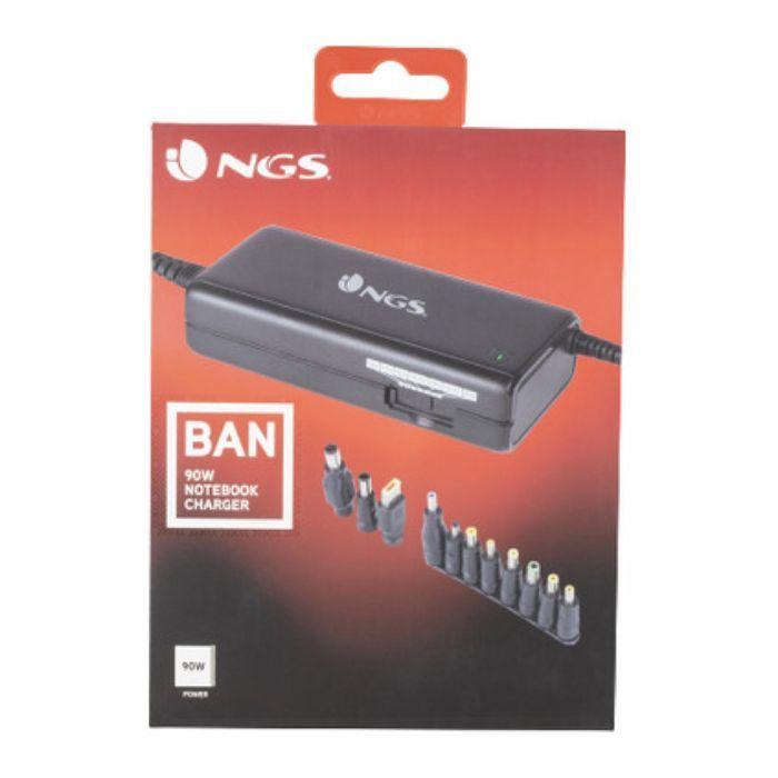 Carregador de Portátil NGS Ban (Qualquer marca - Preto) — miniatura 3