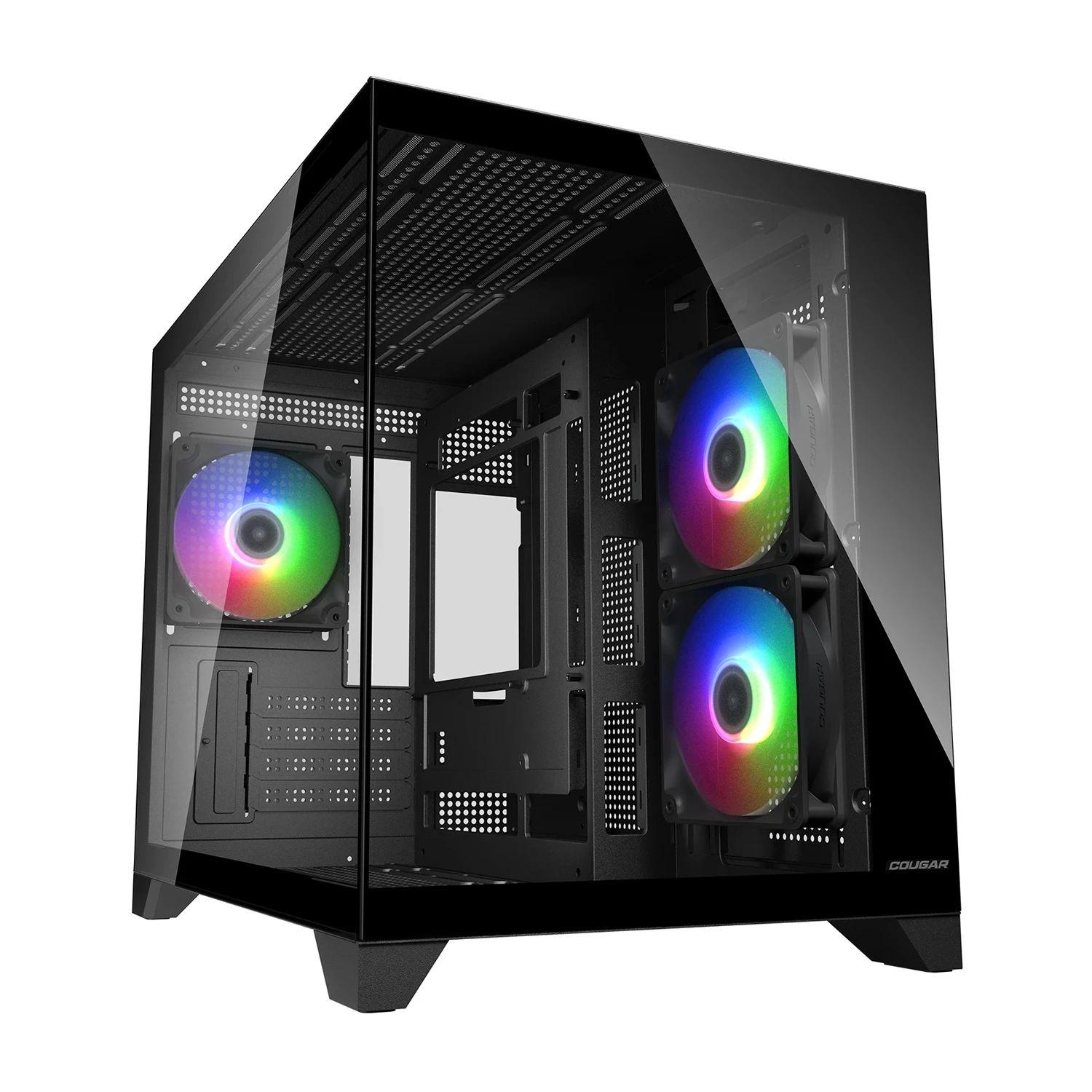 Caixa de Computador COUGAR FV150 Mini (Micro ATX, Mini-ITX - Mini Tower - 170 mm - Preto)
