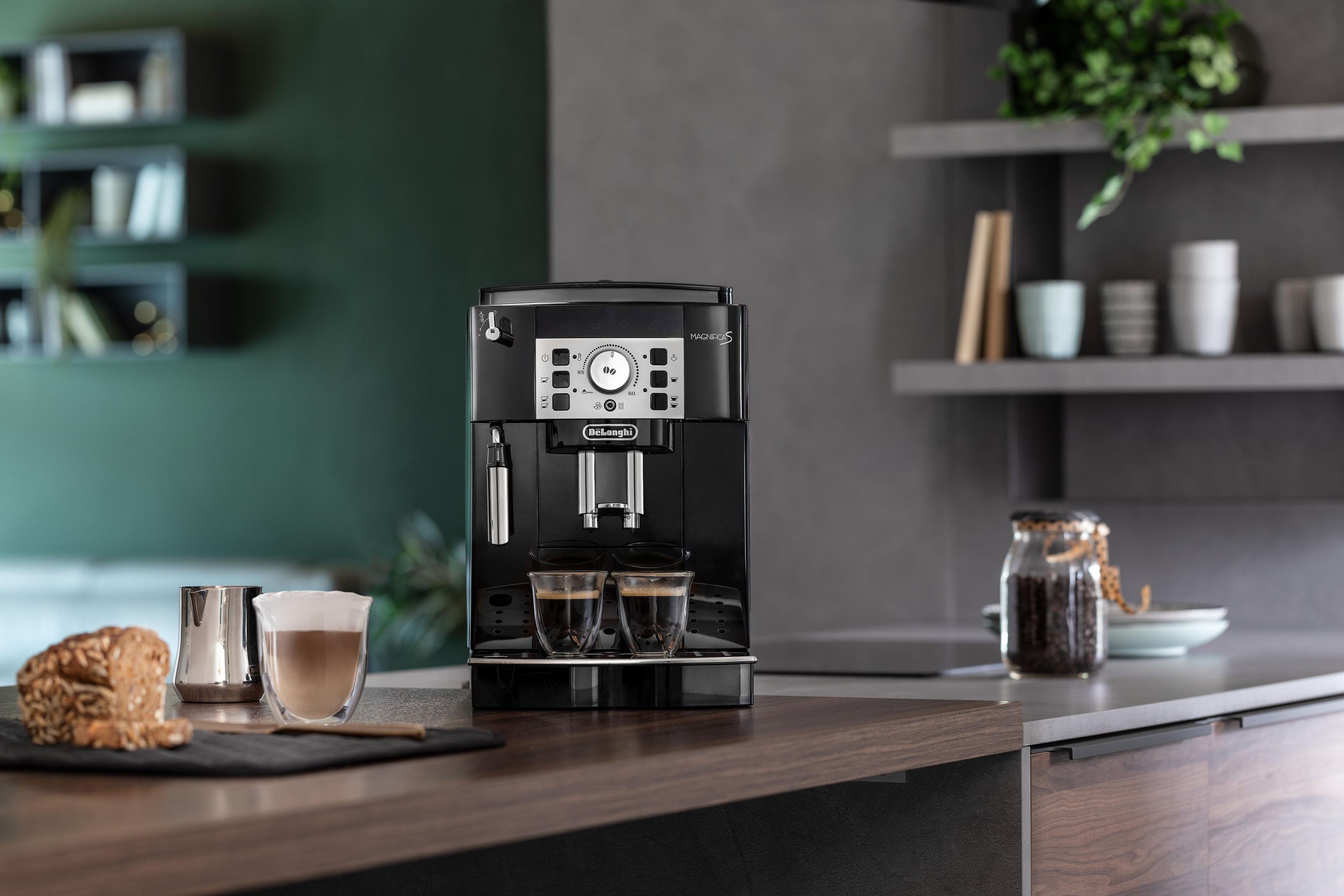 Máquina de Café Automática DE’LONGHI Magnifica S ECAM 21.110.B (Grãos de café, Café moído - 1450 W - 15 bar - Preto), miniatura 3